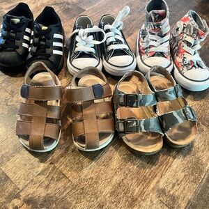 Converse Black and White High-Top Sneakers for Kids